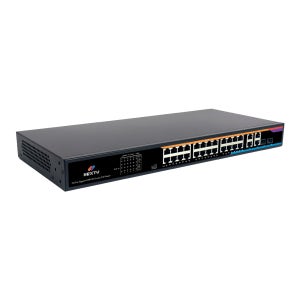 NEXT PoE3026SFP400 24포트 PoE 400W SFP콤보 AI지원 스위칭허브