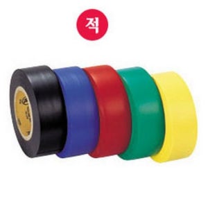 오피스디포 전기테이프 적색 19mmX10M 금성