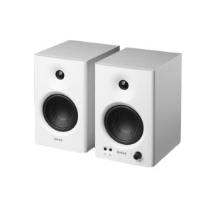 에디파이어 스튜디오 모니터  스피커 MR4+미끄럼방지매트 패드(10pcs), 화이트