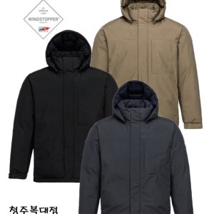 블랙야크 히마 점퍼 남성 윈드스토퍼 헤비다운 패딩 구스 후드 겨울 히마 WSP 다운자켓