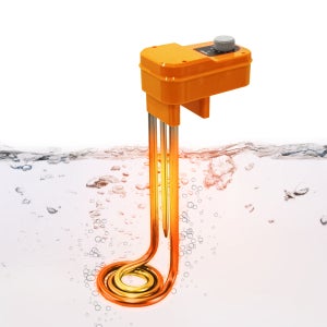 후지카 전기 온수히터 FU-300 수조 물 물통 히터 온수기 돼지꼬리 국자형 스텐레스 국산