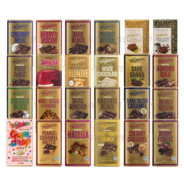휘태커스 초콜릿 Whittakers 벽돌초콜릿 블럭 250g 뉴질랜드