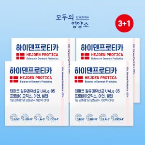 모두의영양소 하이덴프로티카 여성 질 유래 유산균 임산부 100억 덴마크 유산균 30캡슐, 4개