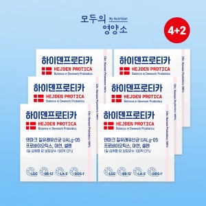 모두의영양소 하이덴프로티카 여성 질 유래 유산균 임산부 100억 덴마크 유산균 30캡슐, 6개
