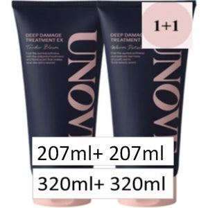 어노브 딥 데미지 트리트먼트 EX 웜페탈 텐더블룸 플로럴머스크향 320ml 1+1