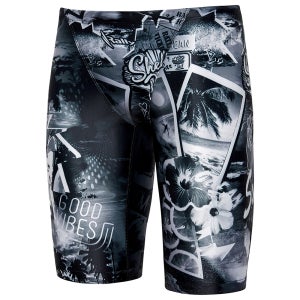 랠리 남성 5부 수영복 모노비치 QSMH213 BLK