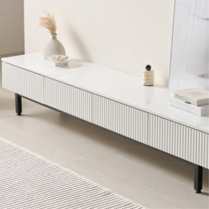 LR넓은 거실용 모던 디자인 2000 초대형 철제다리 서랍 TV다이 수납 거실장 30평대