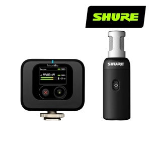 슈어 MoveMic 88+ KIT 1채널 무선 모바일 스테레오 마이크+리시버 키트