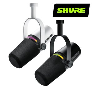 SHURE MV7+ 슈어 팟캐스트 방송용 듀얼 마이크 /XLR USB-C 보컬 홈레코딩