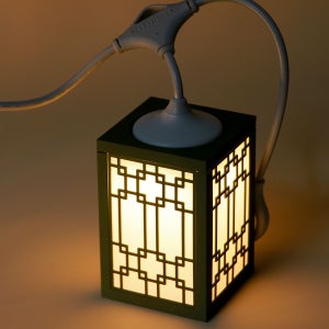 캠핑랜턴 쉐이드 판넬 전통 문양 크레모아 이너프 호환 감성 포차