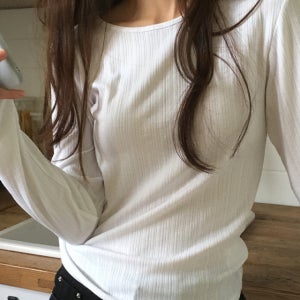 시들링 에센셜 골지 리버라운드 티셔츠 (3컬러)