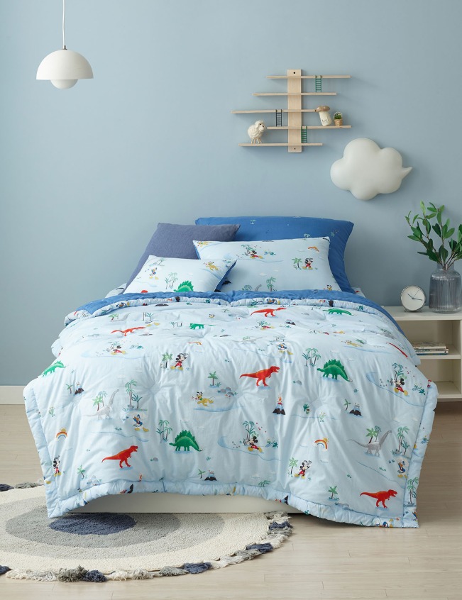 [레노마홈X디즈니] 드래곤워싱 모달 차렵이불 사계절 남아 XS(미니싱글)