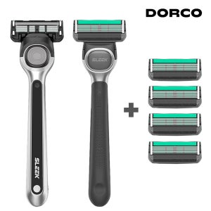 도루코 슬릭 엣지 신형 면도기 본체+면도날 (4개입)