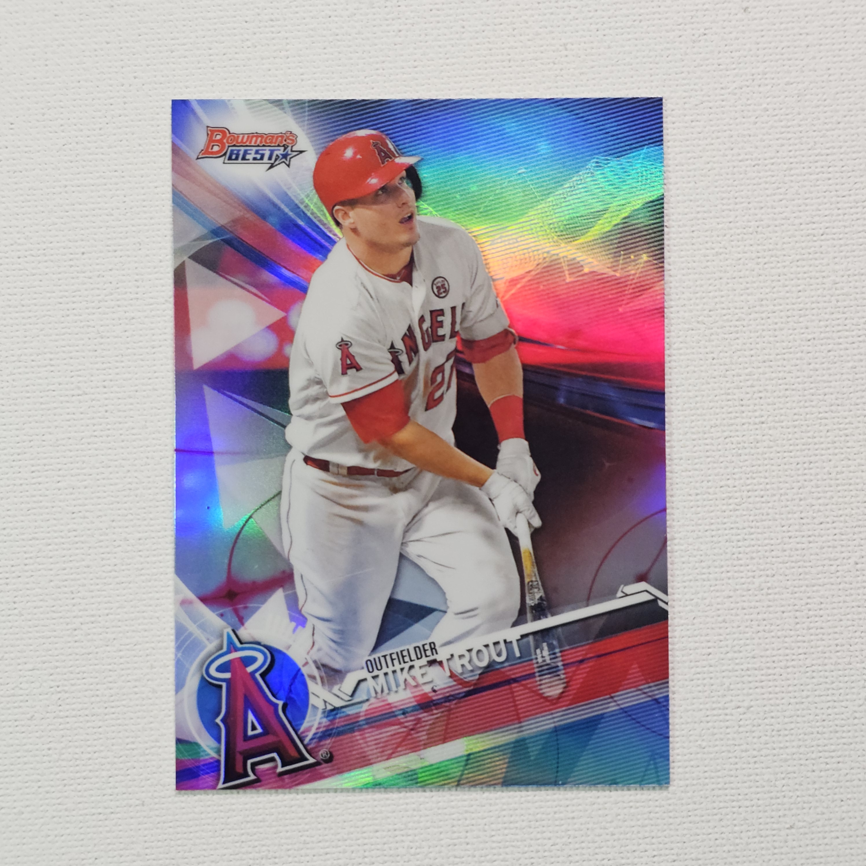 2017 Bowman’s Best Refractor Mike Trout #25 마이크 트라웃 야구카드 / MLB-132