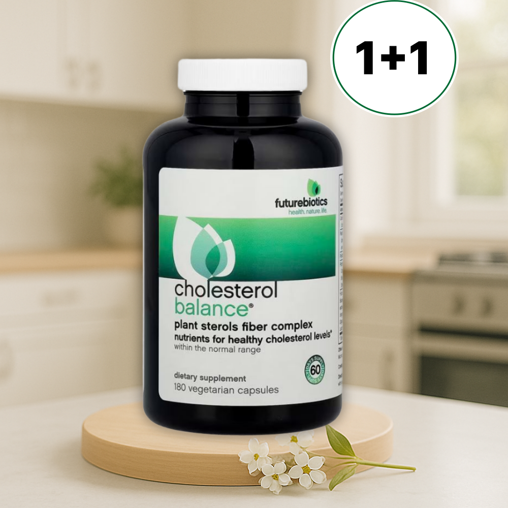 퓨처바이오틱스 <b>콜레스테롤 밸런스</b> 식물성 캡슐 180정, 2개