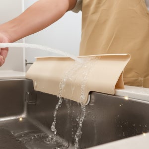 하루앤코 싱크대 물막이 스완 와이드 설거지 물튀김방지