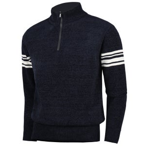 남성골프티셔츠 기모 반집업 니트 스웨터 겨울골프웨어 상의