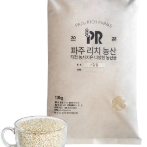 경기 파주 25년 햅쌀 직접 농사지은 맛있는 보람찰 단일미 찹쌀 찰벼 20kg, 1개