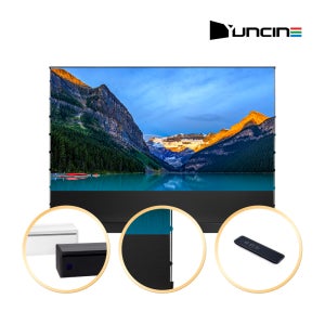 [블프 특가] 윤씨네 CLR-PEH 초단초점 전동 포터블 텐션 빔스크린 가정용 홈시어터 328.4cm(129인치), 1개