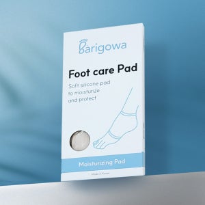 바리고와 풋패드 발뒤꿈치 각질 갈라짐 뒷꿈치 보습 굳은살 제거 실리콘 패드
