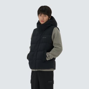 [스노우피크 어패럴] 랜드 후드 헤비 다운 베스트 Black (S25WMGDV64)