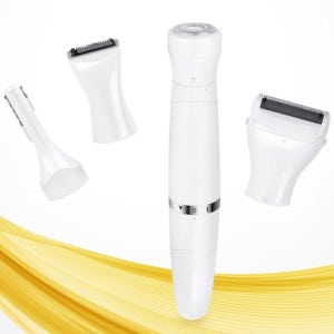 여성 전동 제모기 면도기 눈썹칼 정리기 잔털 솜털 제거기 4in1