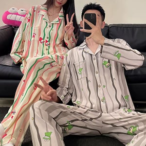 짱구 쵸코비 코스프레 커플잠옷 세트 긴팔 긴바지 면혼방 3XL