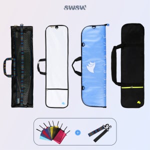 스윗스윔 프리다이빙 롱핀가방 리더핀 핀백 하드폼 화이트