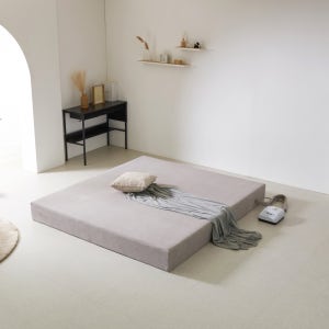 참진 온수흙침대 온열매트리스 황토보료 패브릭 온수매트