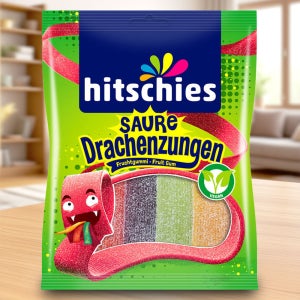 히치스 히츨러 젤리사탕 사우어 드라헨 구미 125g 신맛 젤리 독일 쫀드기 간식 과일맛