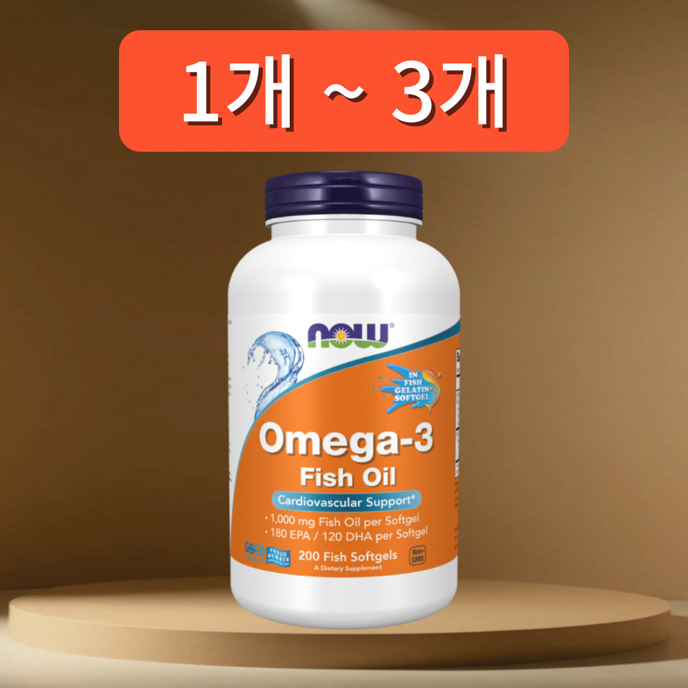 나우푸드 <b>오메가</b>3 1000mg 200캡슐, 1개