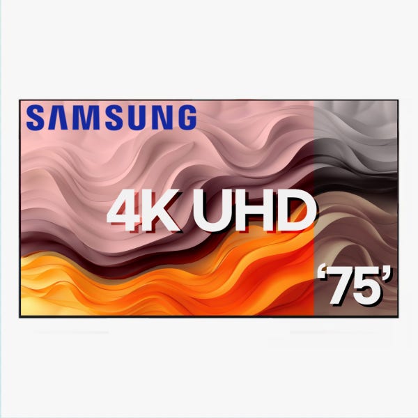 삼성 190cm(75인치) 2024년형 프리미엄 스마트 4K UHD TV 75DU7200 스탠드 기본설치
