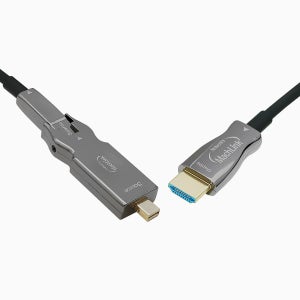 AOC 분리형 MiniDP 1.4 to HDMI 2.1 8K 광케이블 30m, 1개