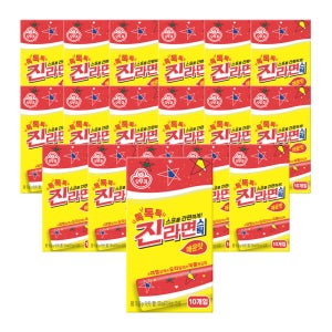 오뚜기 톡톡톡 진라면 스틱 매운맛 50g, 18개