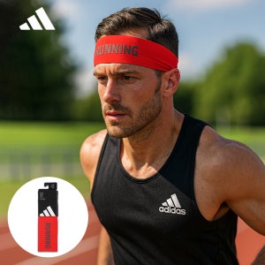 아디다스 러닝 클라이마쿨 헤드밴드 JN5443 레드 아디다스 매장발송