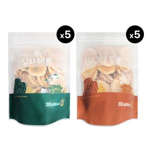 경주수미 한입 파래전병 200g 5개 + 땅콩전병 200g 5개 옛날과자