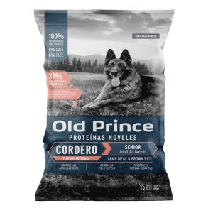올드프린스 고단백 양고기 현미 강아지 건식 사료 노령견용 시니어, 15kg, 1개