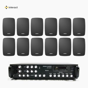 매장스피커 4인치 카페 스피커 인터랙트 EFS-440 앰프 세트 12+1