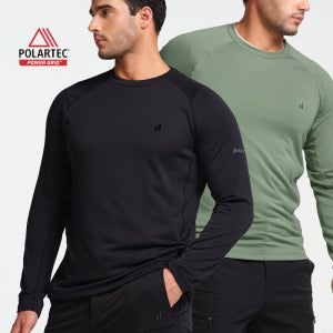 도이터 [2025FW] 바이브 폴라텍 파워그리드 라운드티셔츠(남) DPWGTM04