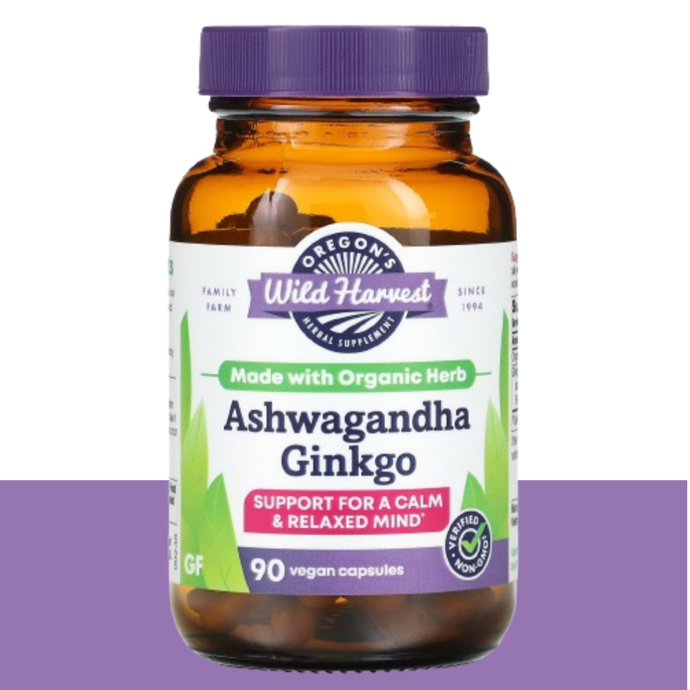 오레곤 <b>아슈와간다 징코</b> 젤라틴 캡슐 90정