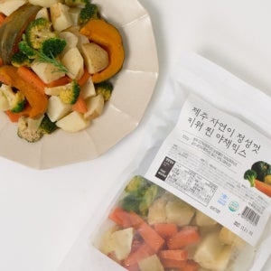 국내산 제주산 야채 믹스 냉동 손질 야채(감자 단호박 브로콜리 당근) 혼합 채소 700g