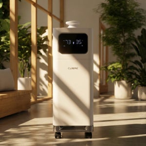 쿠오레 가열식 가습기 전기 17L 대용량 UV 가정용 사무실 원룸 CHM-UV17WN(화이트)