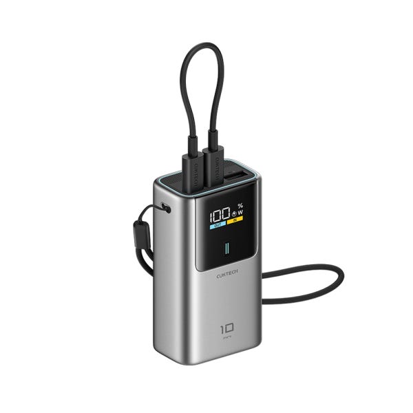 쿡테크 10 mini 파워뱅크 10000mAh 55W 고속 충전 기내반입 보조배터리
