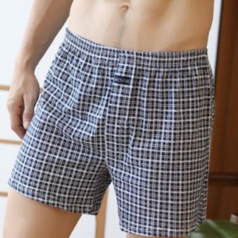 트렁크 남성 편한 기념품 팬티 네이비 L XL 집 에서 입는