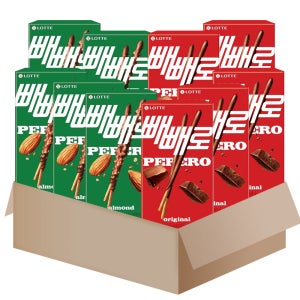 롯데 빼빼로 과자 2종 {초코5+아몬드5} (SM054)