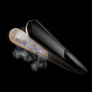 비럭스 실크온 초음파 헤어케어 기기 손상모복구 홈케어 물방울 고데기 초음파 일본