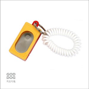 세트 미국 지오디독 박스클리커 + 손목코일 클리커트레이닝 애견훈련
