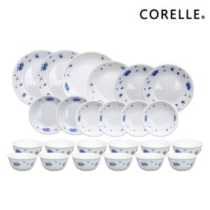 코렐 블루베리 신혼부부 그릇세트 접시 혼수 식기 6인세트 A 26P