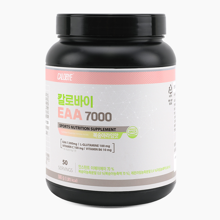 칼로바이 EAA 7000 필수 아미노산 보충제 복숭아라임맛, 500g, 1개