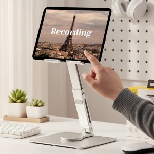 토비메모리 태블릿거치대 아이패드 거치대 갤럭시탭 휴대용 책상 높이조절 패드 스탠드 필기